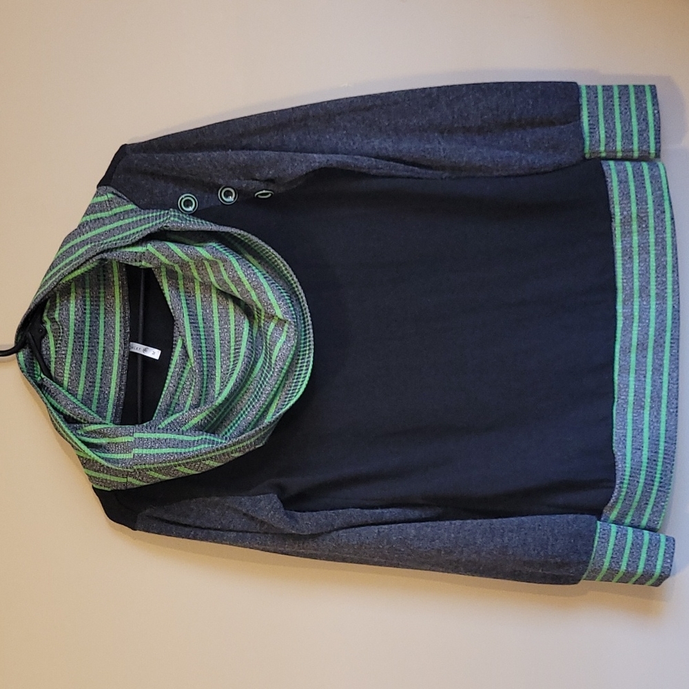 Cowl neck sweater Please read description.